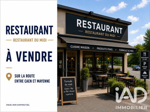 Vente Restaurant 270 m&sup2; 112000 53100 Mayenne