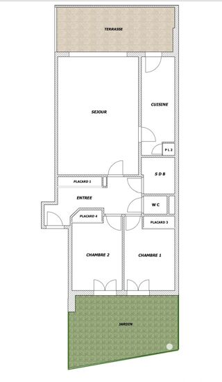  Appartement à vendre 3 pièces 69 m²