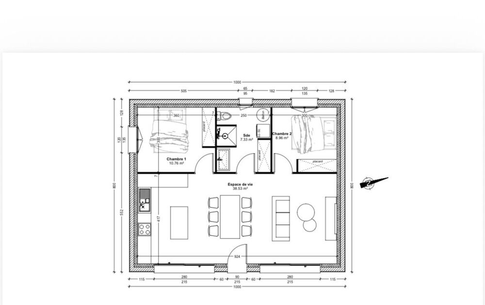 Vente Maison/villa 3 pièces