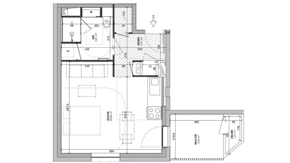 Vente Appartement 1 pièce