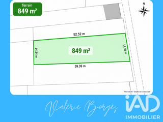  Terrain à vendre 849 m²