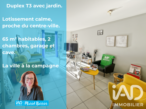   Vente Duplex 3 pièces Appartement - 3 pièce(s) - 65 m²