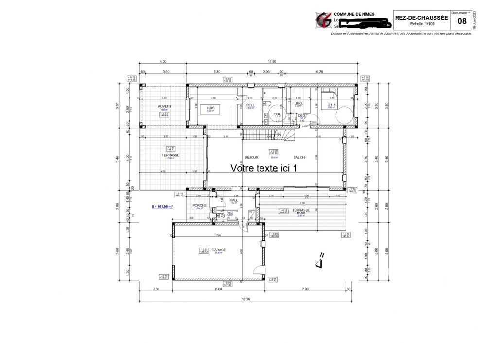Vente Maison Vente Maison d'architecte 5 pièces Nîmes