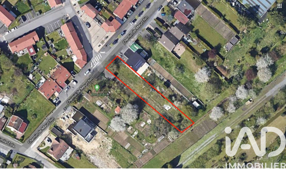 Vente Terrain Vente Terrain à bâtir 669 m&sup2; Lezennes