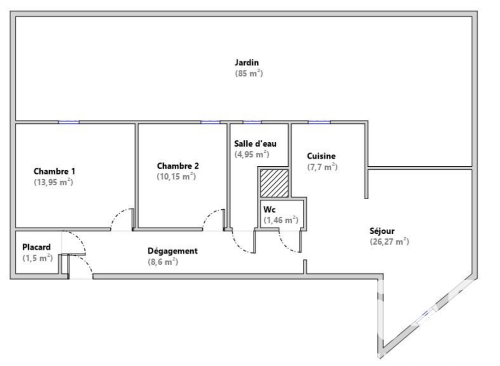 vente Appartement - 3 pièce(s) - 75 m² Vitry-sur-Seine (94400)