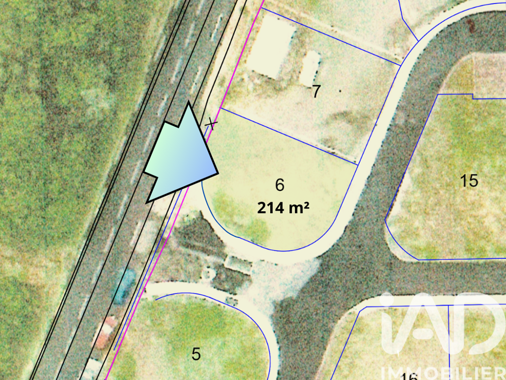 vente Terrain - 214 m² Saint-Louis (97421)
