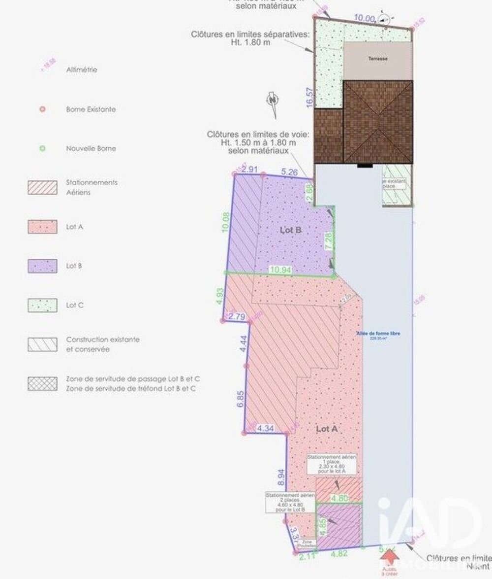 Vente Terrain Vente Terrain 185 m&sup2; La plaine-sur-mer