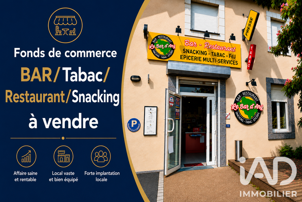   Vente Bar, Brasserie, Tabac 349 m&sup2; 