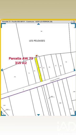  Terrain à vendre 1113 m²