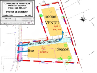  Terrain à vendre 897 m²