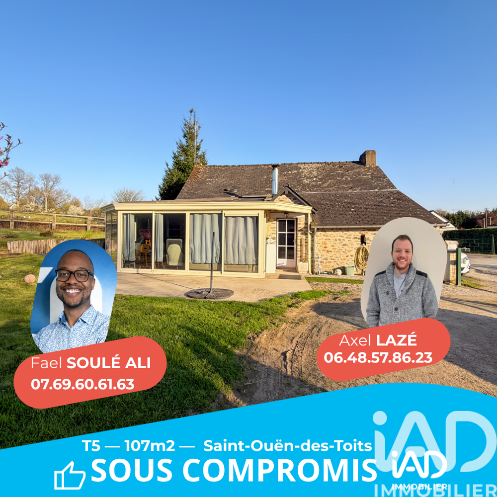 Vente Maison de campagne 5 pièces