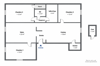  Appartement à vendre 4 pièces 67 m²