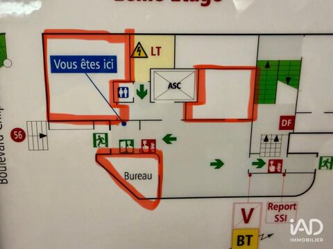   Vente Murs commerciaux 44 m&sup2; 