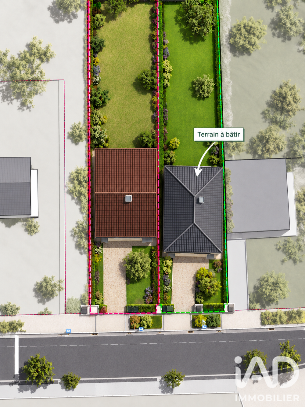 Vente Terrain Vente Terrain 295 m&sup2; Neuilly-plaisance