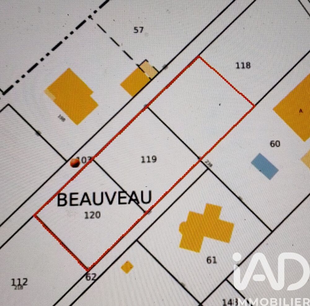 Vente Terrain Vente Terrain à bâtir 1 800 m&sup2; Haucourt-moulaine