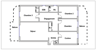  Appartement à vendre 4 pièces 86 m²