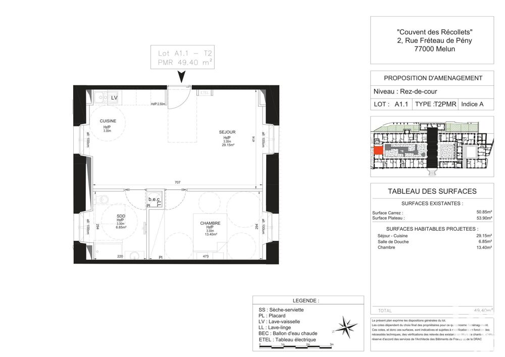 Vente Appartement 2 pièces
