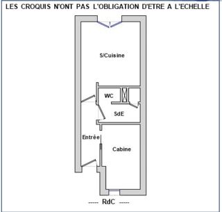  Appartement à vendre 2 pièces 23 m²