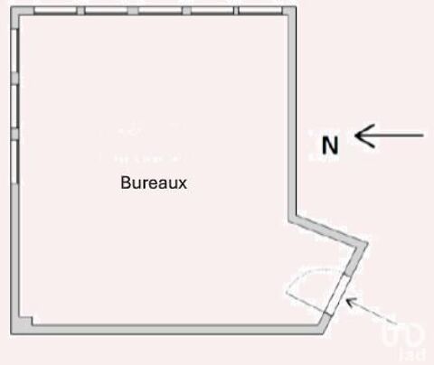   Vente Bureaux 45 m&sup2; 