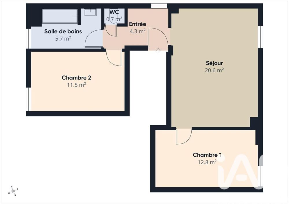 Vente Appartement Vente Appartement 3 pièces Saint-siméon