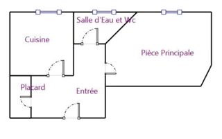  Appartement à louer 1 pièce 22 m²
