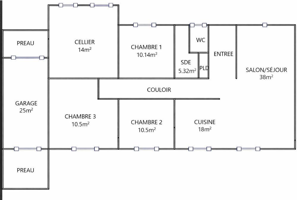 Vente Maison/villa 5 pièces