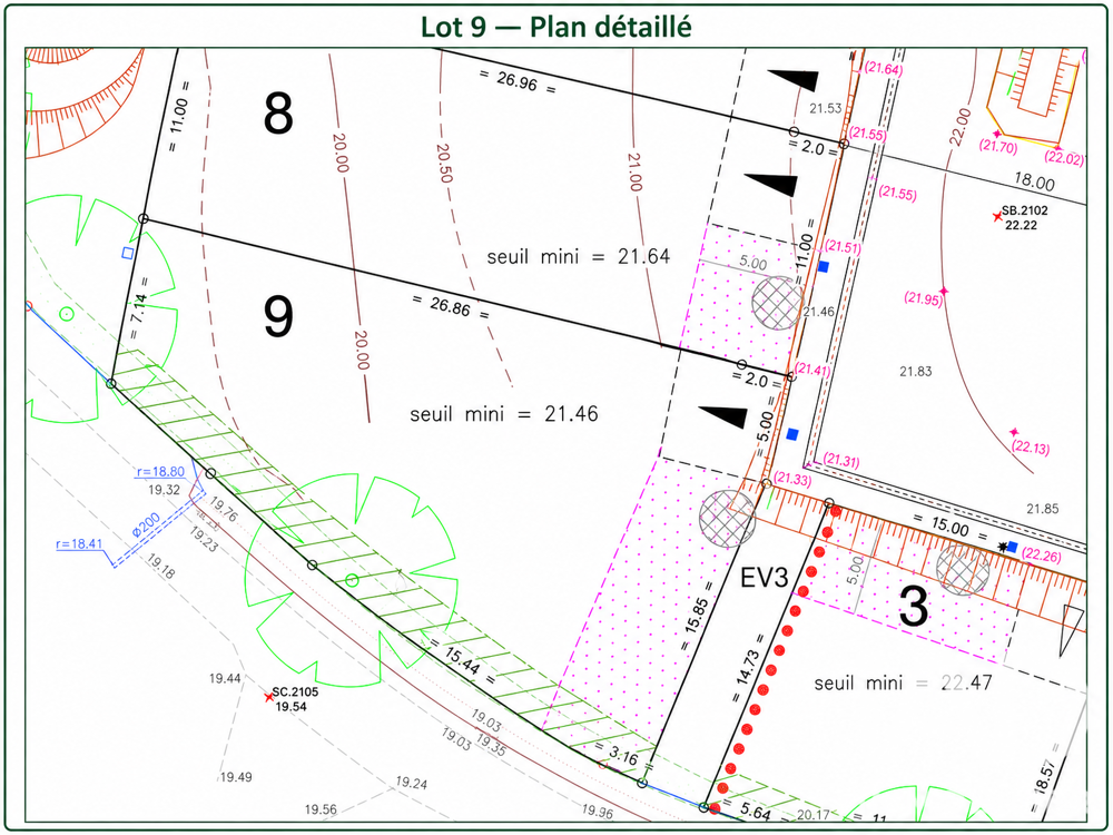 Vente Terrain Vente Terrain à bâtir 413 m&sup2; Challans