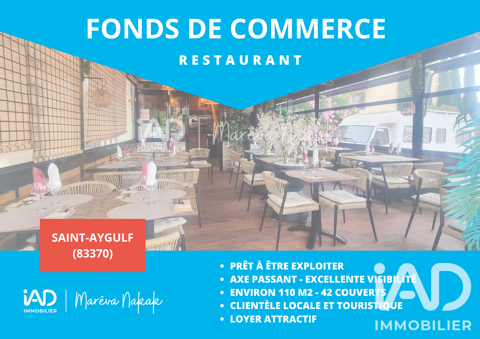Vente Restaurant 110 m&sup2; 180000 83370 Fréjus