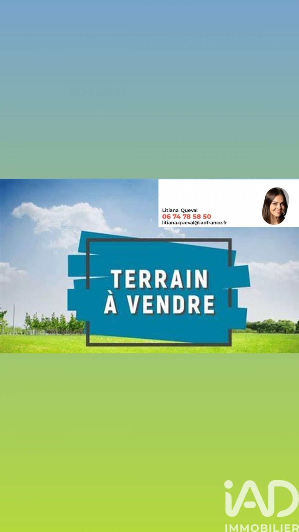 Vente Terrain Vente Terrain à bâtir 284 m&sup2; Le blanc-mesnil