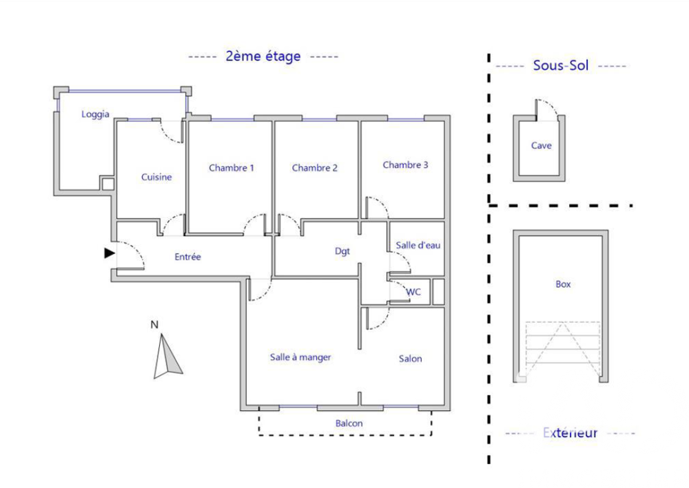 Vente Appartement 4 pièces