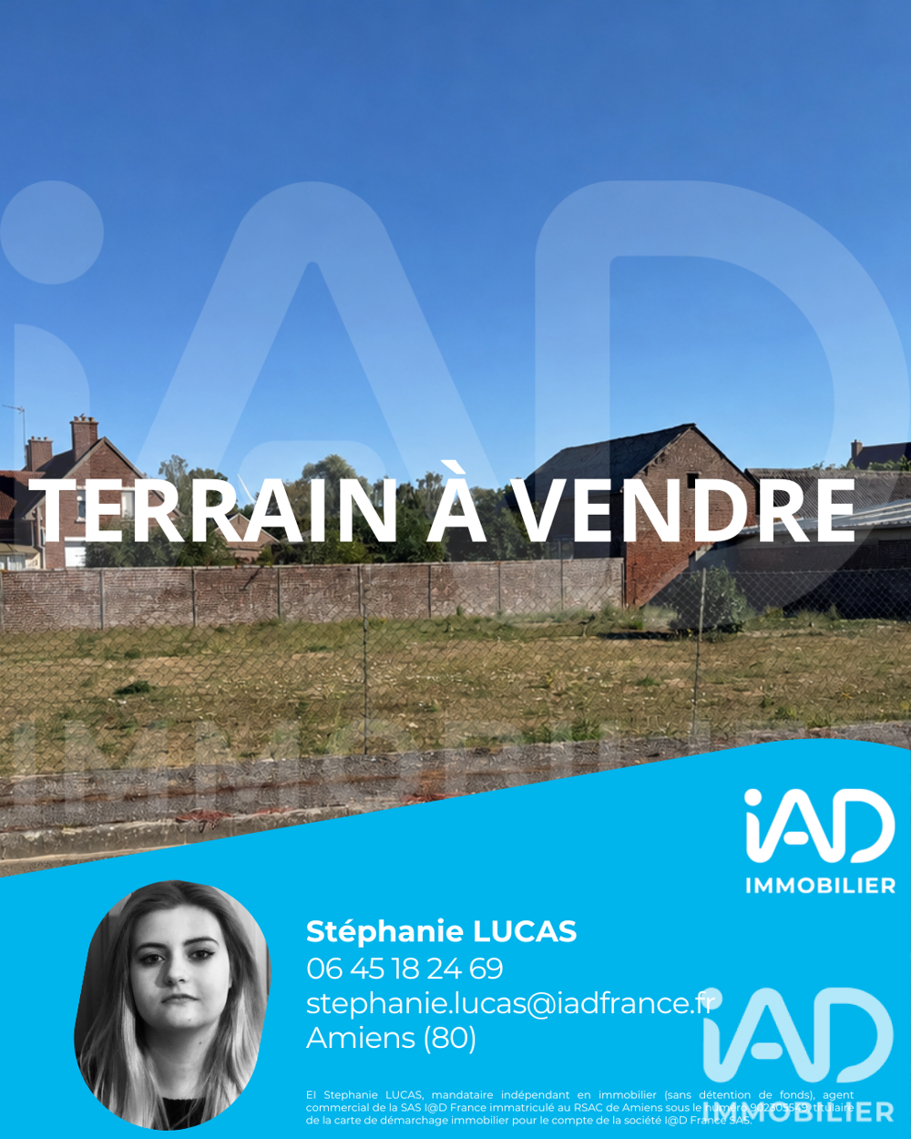 Vente Terrain Vente Terrain à bâtir 715 m&sup2; Morchain
