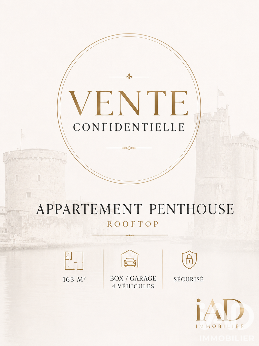 Appartement 5 pièces 163 m² · à La Rochelle · 163 m² · 1 200 000 €