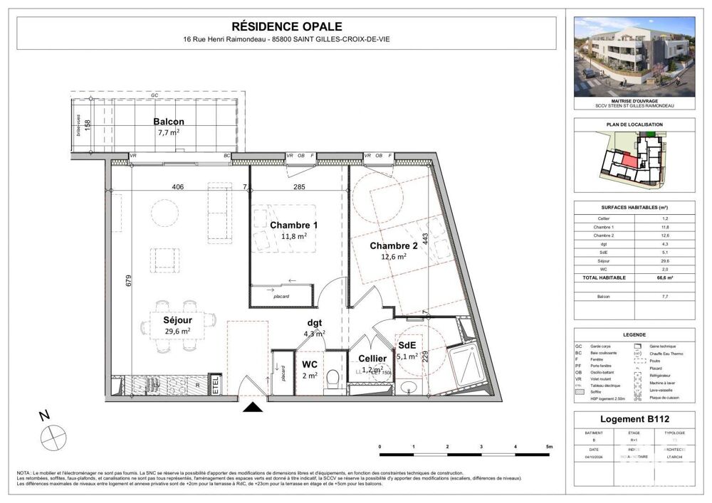 Vente Appartement 3 pièces