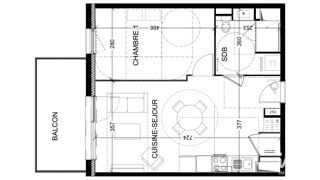  Appartement à vendre 2 pièces 44 m²