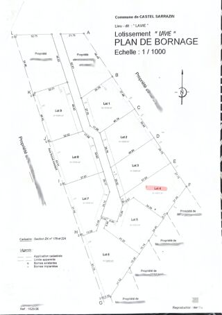  Terrain à vendre 1551 m²