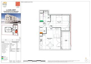  Appartement à vendre 2 pièces 45 m²