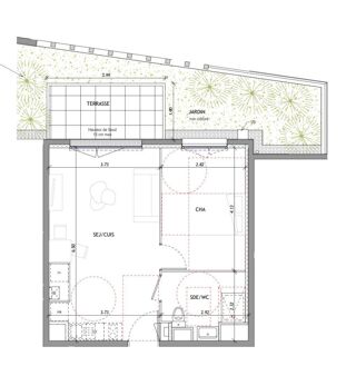  Appartement à vendre 2 pièces 40 m²