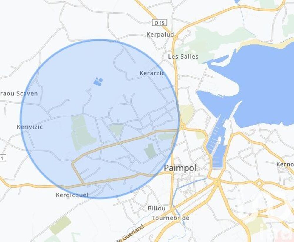 Vente Terrain Vente Terrain à bâtir 899 m&sup2; Paimpol