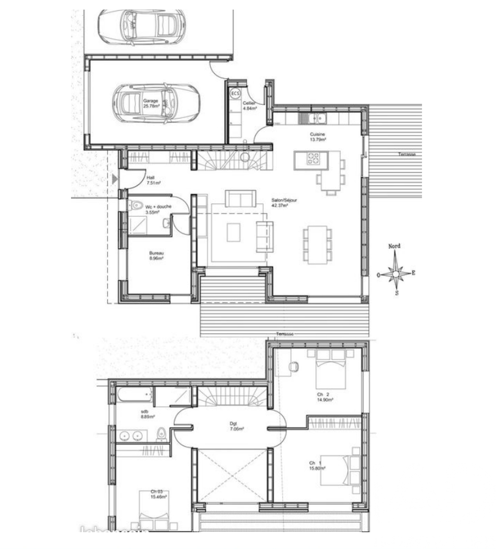 Vente Maison d'architecte 5 pièces