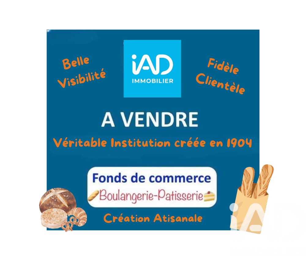   Vente Boulangerie, Pâtisserie 100 m&sup2; 