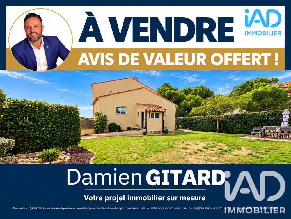 Vente Maison Vente Maison/villa 4 pièces Cabestany