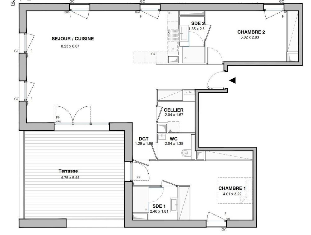 Vente Appartement Vente Appartement 3 pièces Montpellier