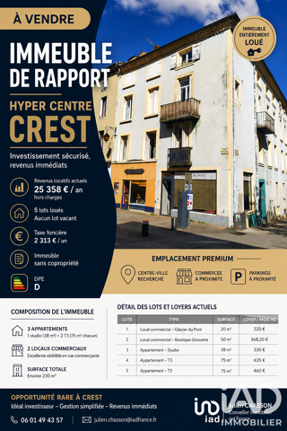  Immeuble à vendre 230 m²