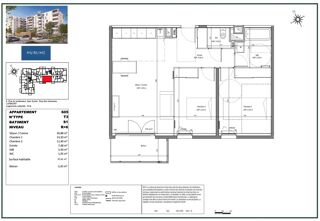  Appartement à vendre 3 pièces 67 m²