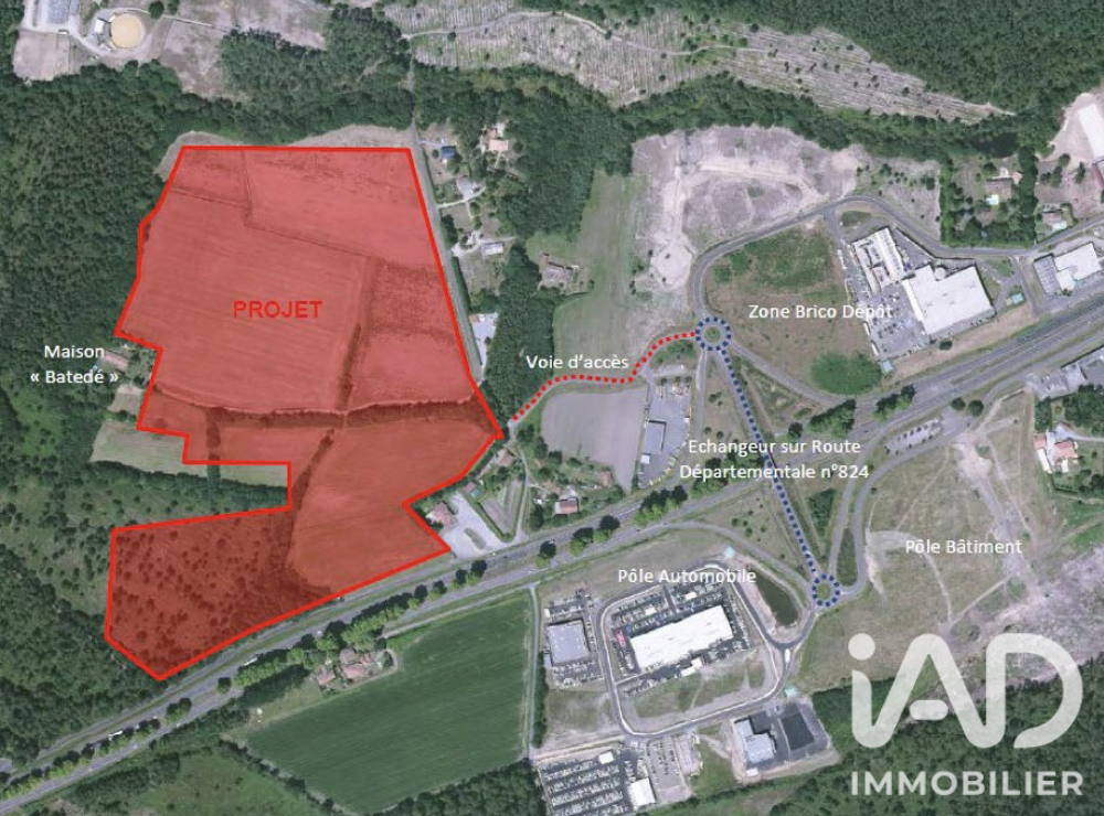 Vente Terrain Vente Terrain à bâtir 900 m&sup2; Mées