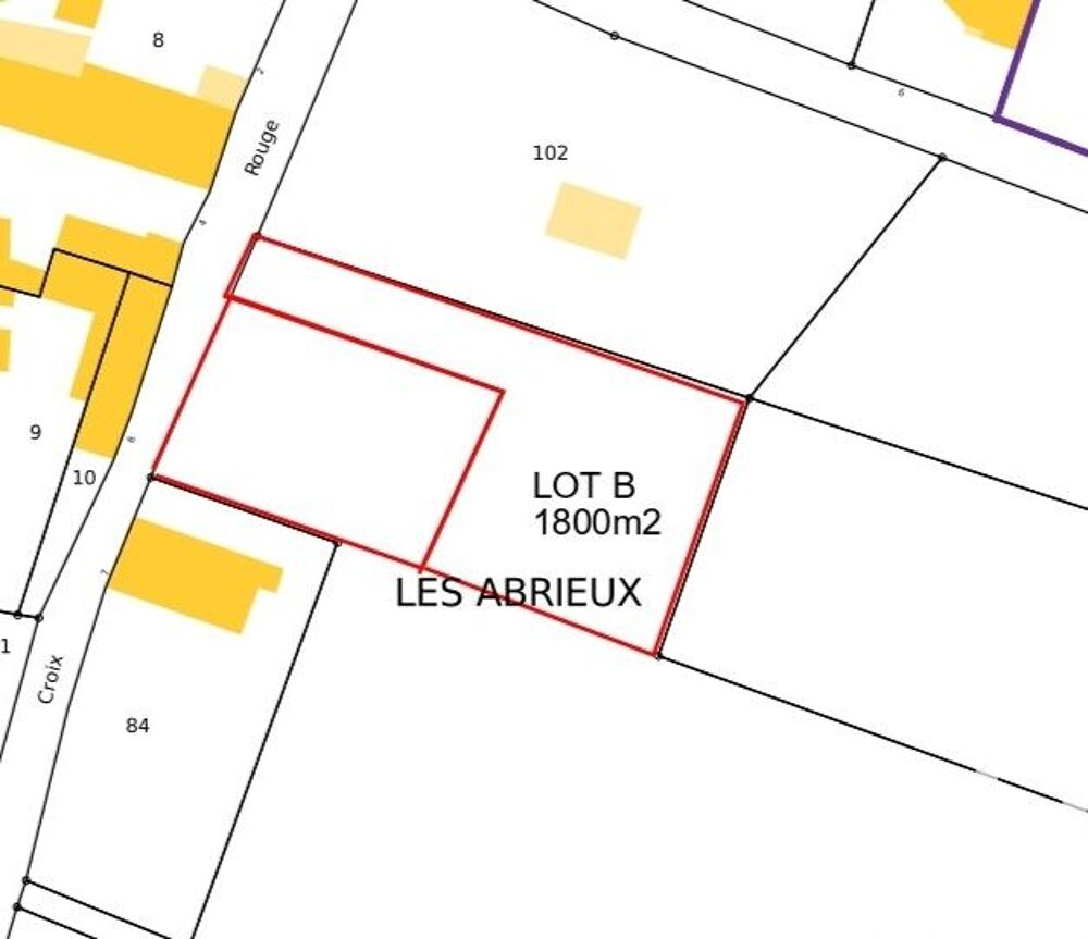 Vente Terrain Vente Terrain à bâtir 1 800 m&sup2; Les pins