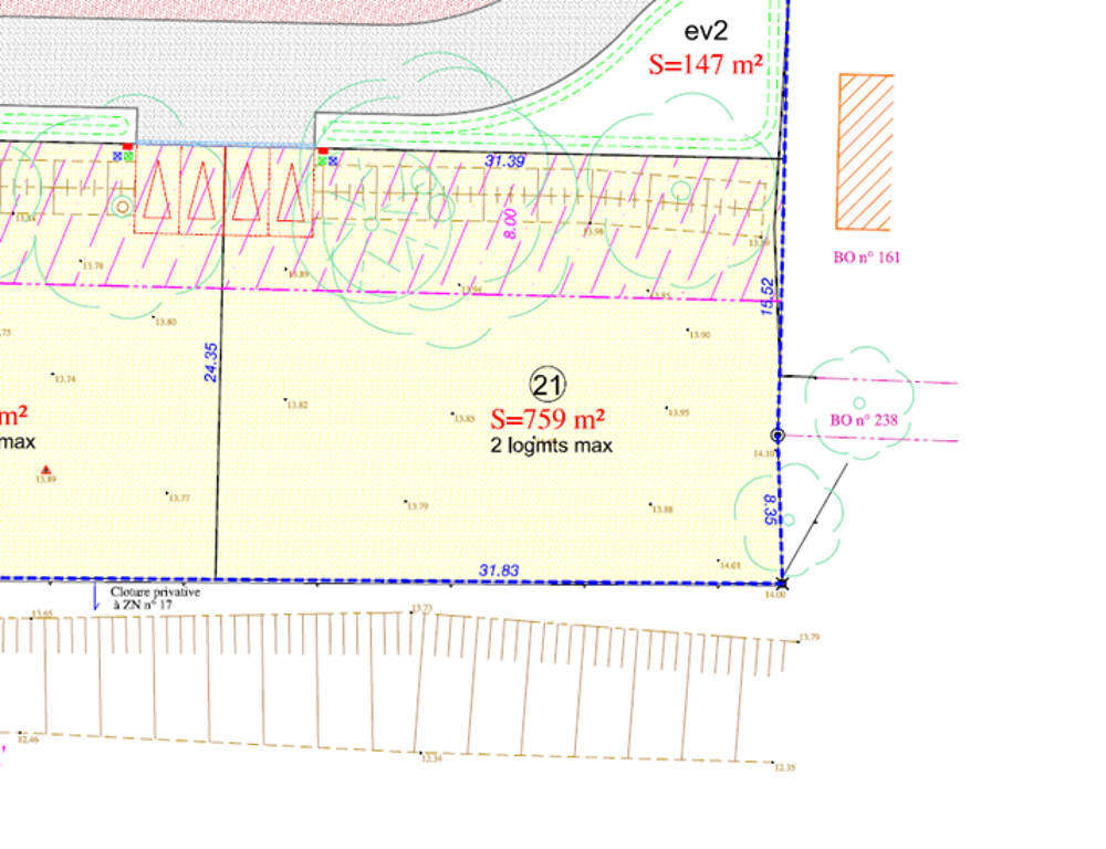Vente Terrain Vente Terrain à bâtir 759 m&sup2; Challans