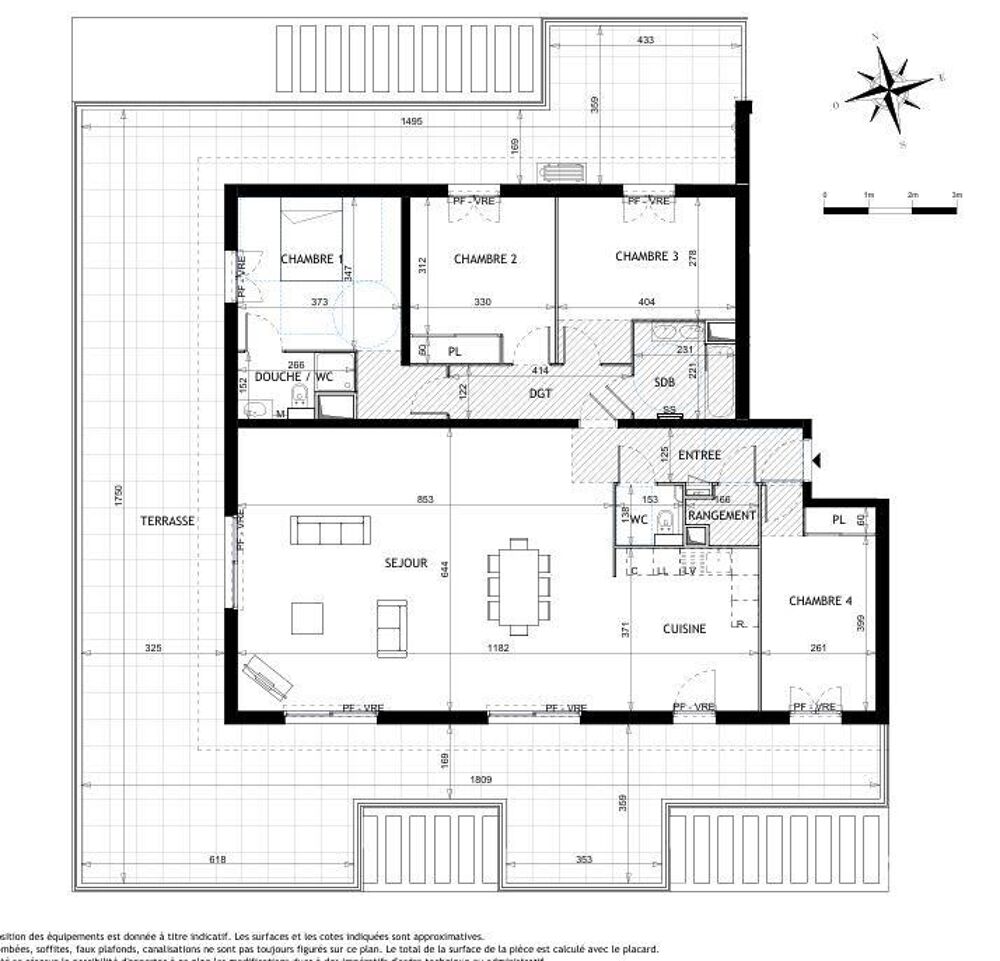 vente Appartement - 5 pièce(s) - 143 m² Vallauris (06220)