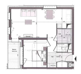  Appartement � vendre 2 pi�ces 53 m�