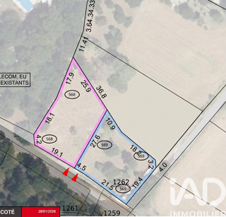  Terrain à vendre 650 m²
